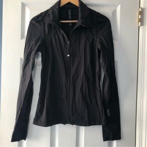 Black Lorna Jane Zip Up with Mesh design